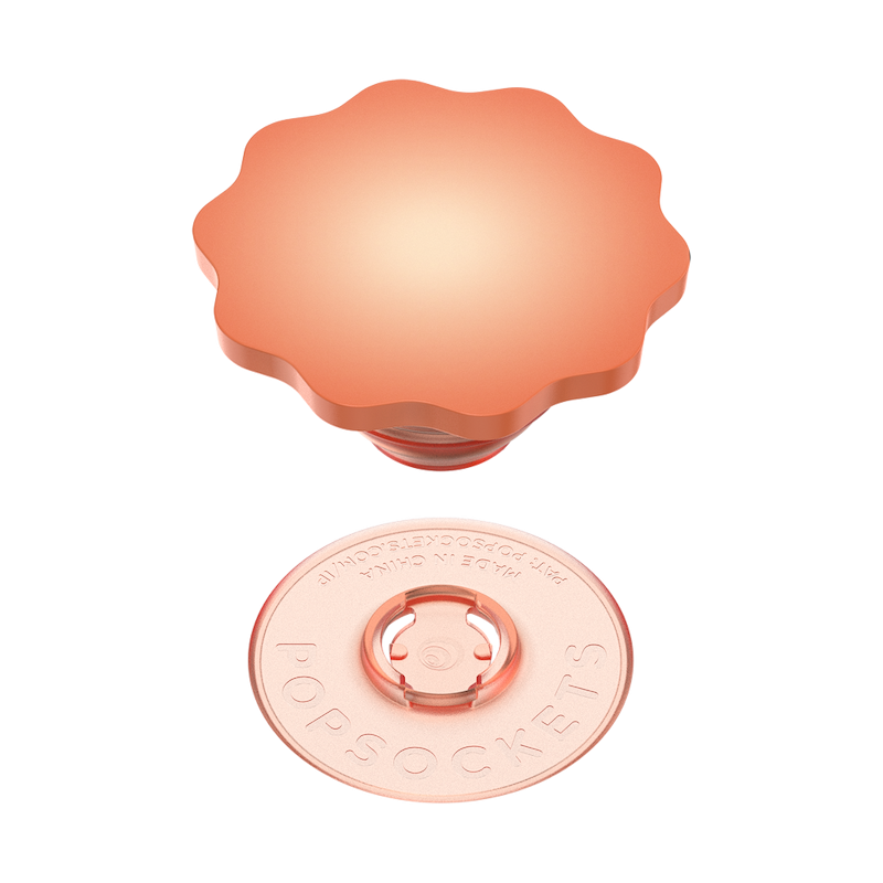 Molded Flower Apricot &mdash; Adhesive PopGrip image number 6