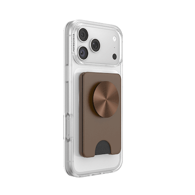 Secondary image for hover Cocoa Radial &mdash; MagSafe Kick-Out PopWallet+ & Stand