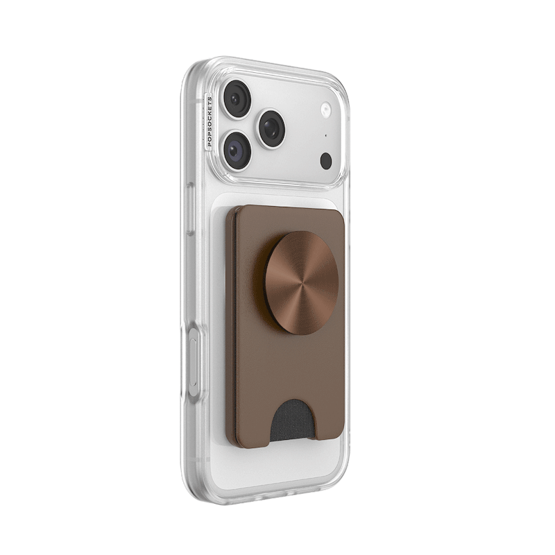 Cocoa Radial &mdash; MagSafe Kick-Out PopWallet+ & Stand image number 1