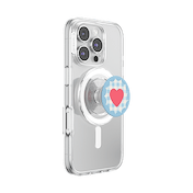 Gingham Heart &mdash;  MagSafe PopGrip image number 8