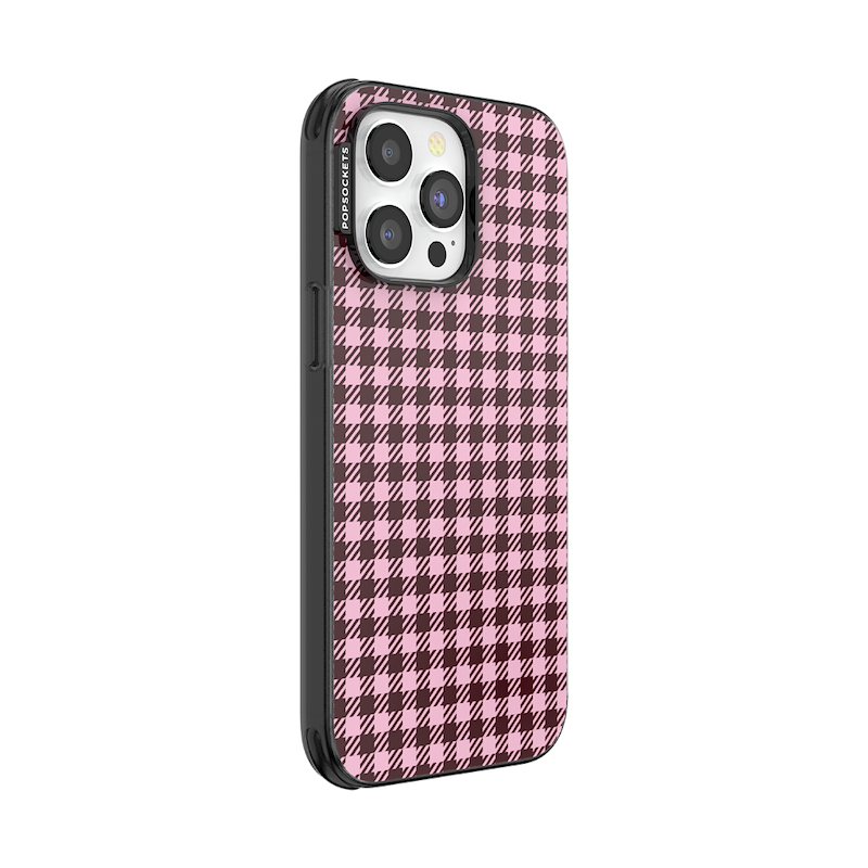 Black Cherry Gingham &mdash; iPhone 14 Pro Max MagSafe Case image number 1