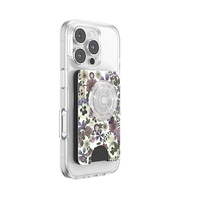 Secondary image for hover Pressed Flower &mdash; MagSafe Kick-Out PopWallet+ & Stand