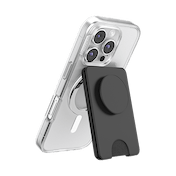 Black &mdash; MagSafe Kick-Out PopWallet+ & Stand image number 1