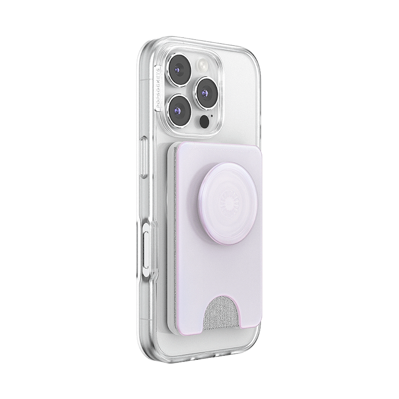 Opalescent White &mdash; MagSafe Kick-Out PopWallet+ & Stand image number 2