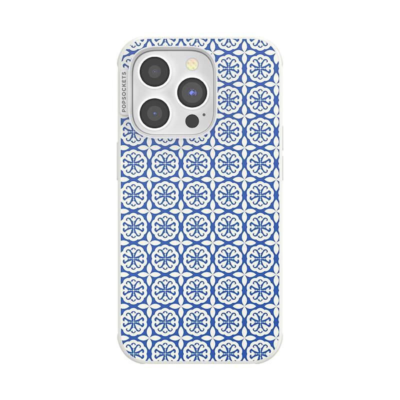 Navy Mosaic &mdash; iPhone 14 Pro MagSafe Case image number 0