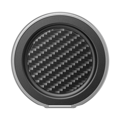 Secondary image for hover Carbon Lattice Black &mdash; MagSafe Low-Pro Grip & Stand