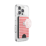 Red Gingham &mdash; MagSafe PopWallet+ image number 8