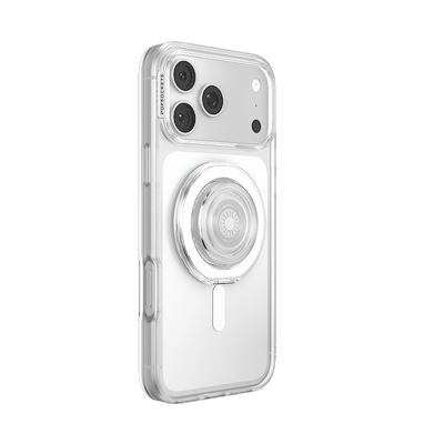 Secondary image for hover Clear  &mdash;  MagSafe Kick-Out Grip & Stand