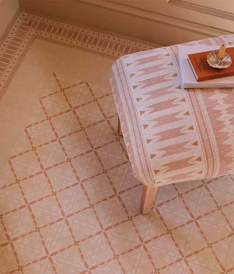 Aventuras Ziggy Border Terracotta Porcelain