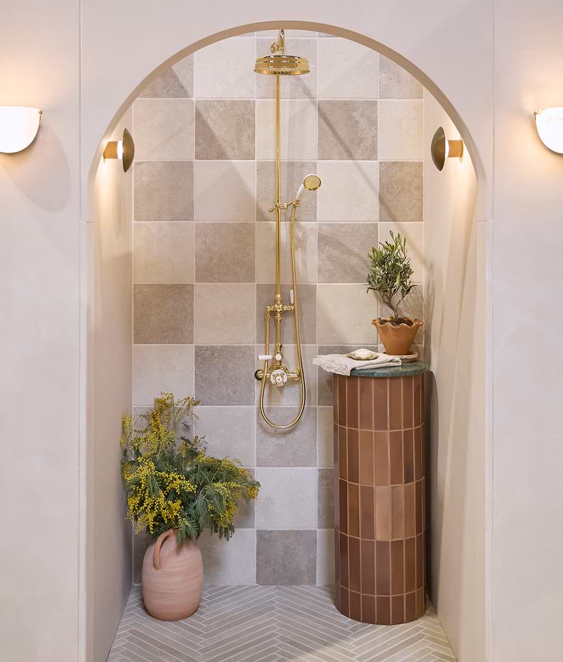 Abbey Porcelain Square Ivory