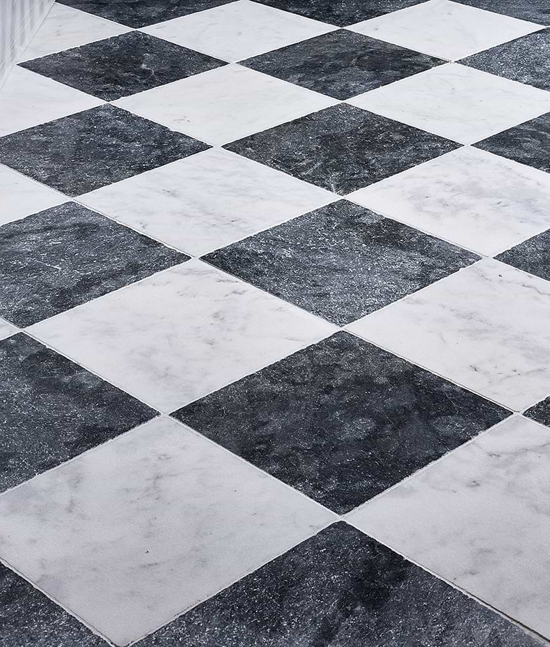 Long Island Marble Tumbled Finish