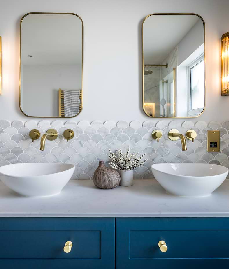 Long Island Marble Honed Finish Scallop
