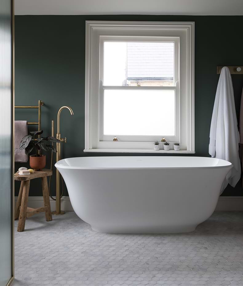 Long Island Marble Small Hexagon Mosaic