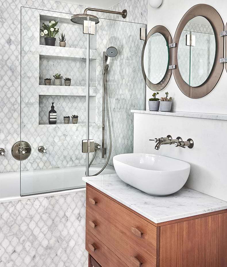 Long Island Marble Honed Finish Tear Drop
