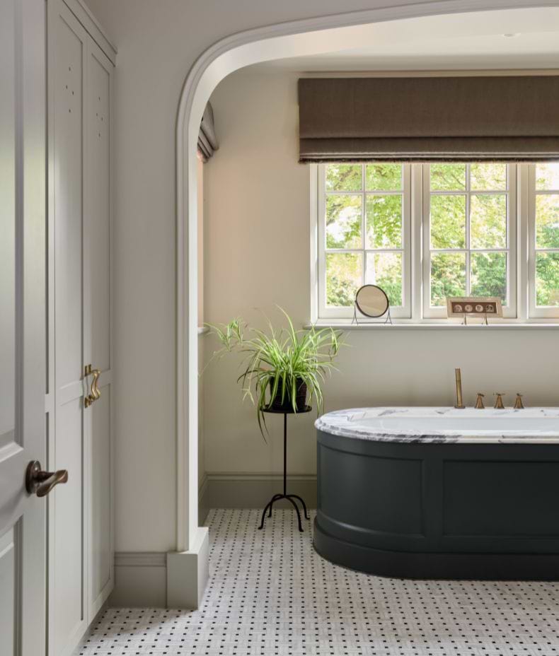 Long Island Marble Honed Finish Wicker Mosaic