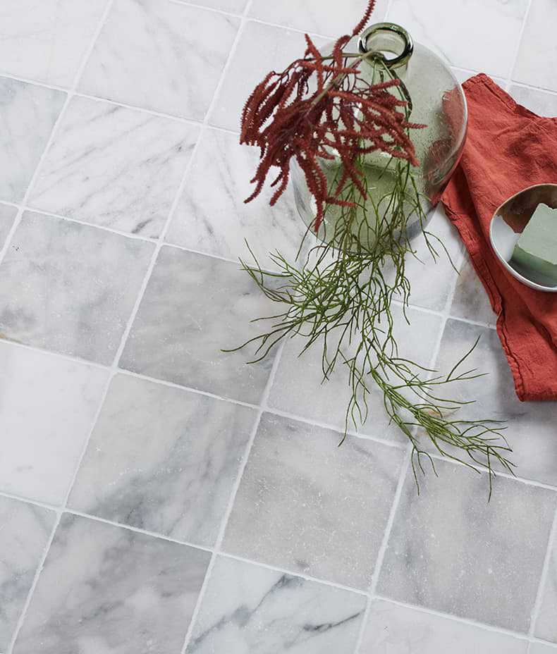 Long Island Marble Tumbled Finish