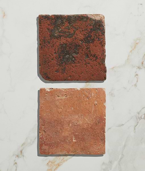 Antique Burgundy Terracotta Reclaimed
