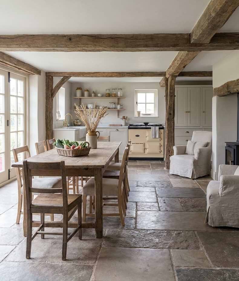 Antique English Reclaimed Riven Sandstone