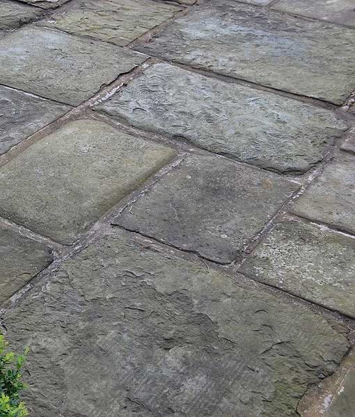 Antique English Reclaimed Riven Sandstone