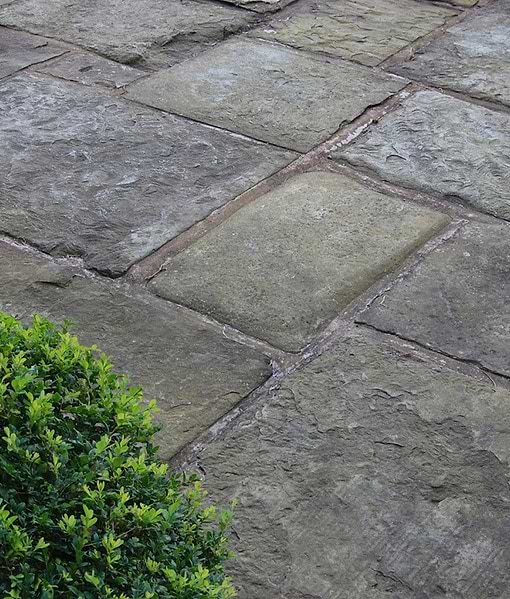 Antique English Reclaimed Riven Sandstone
