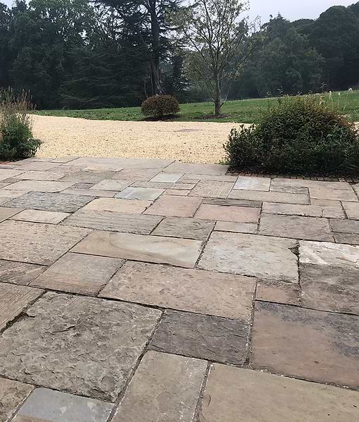 Antique English Reclaimed Riven Sandstone