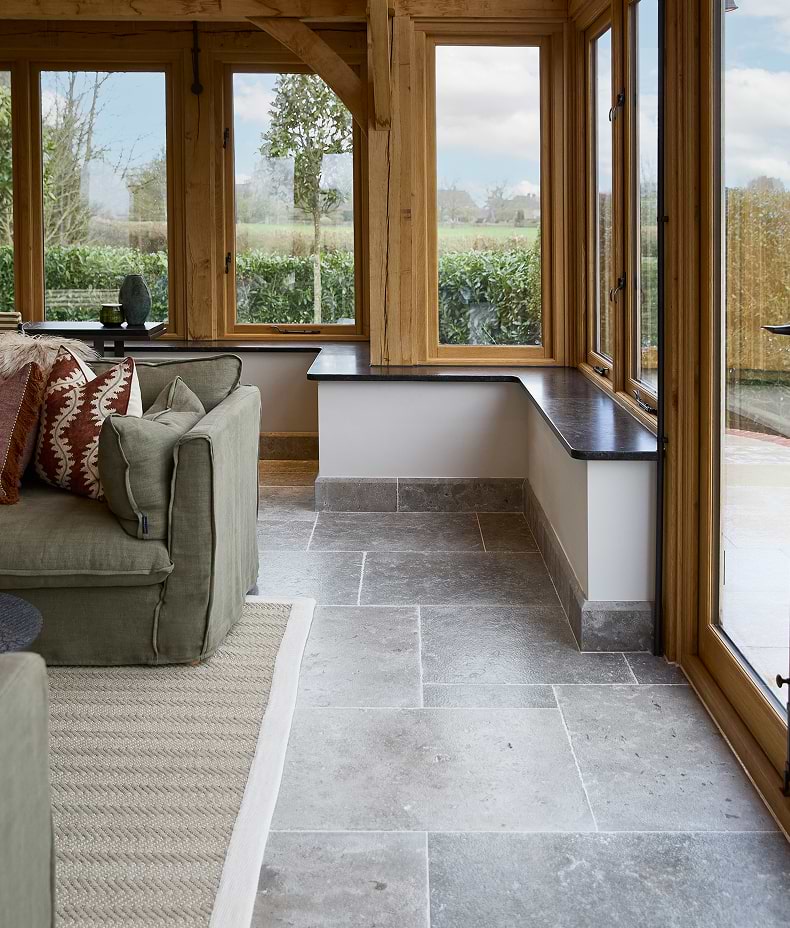 Aquitaine Limestone Seasoned Finish
