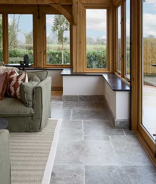 Aquitaine Limestone Seasoned Finish