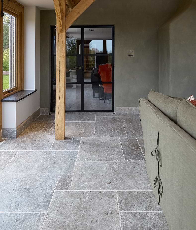 Aquitaine Limestone Seasoned Finish