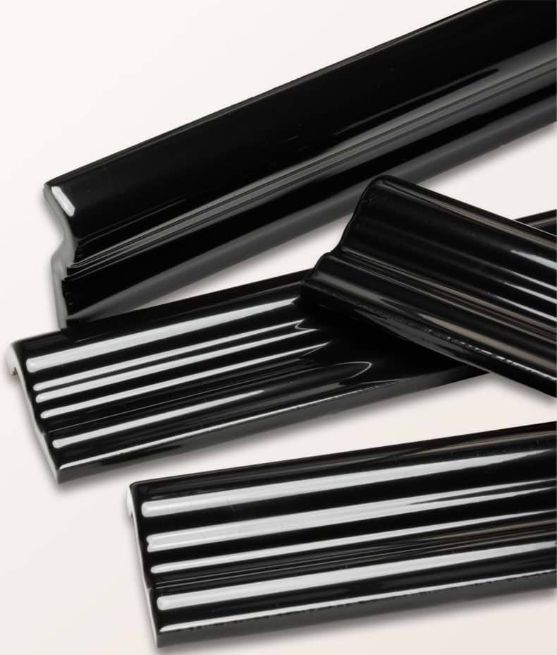 Architectural Mouldings Dado Ceramic Black