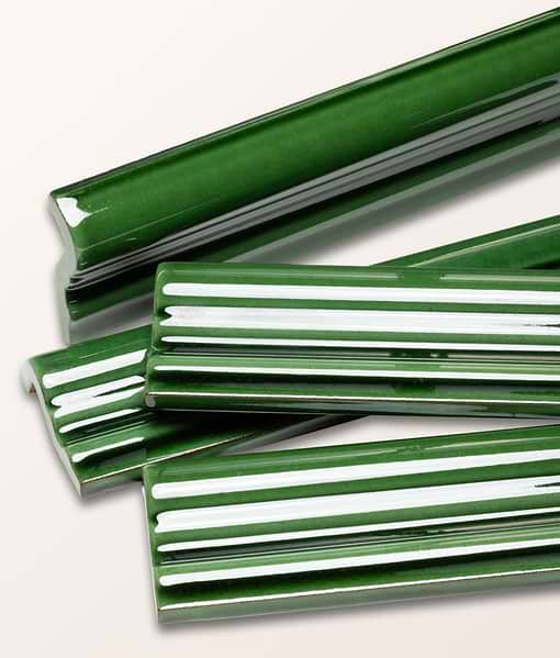 Architectural Mouldings Dado Ceramic Olive Green