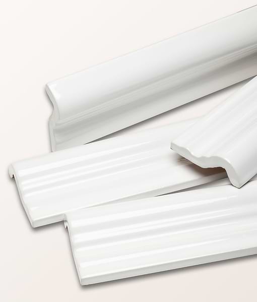 Architectural Mouldings Dado Ceramic White