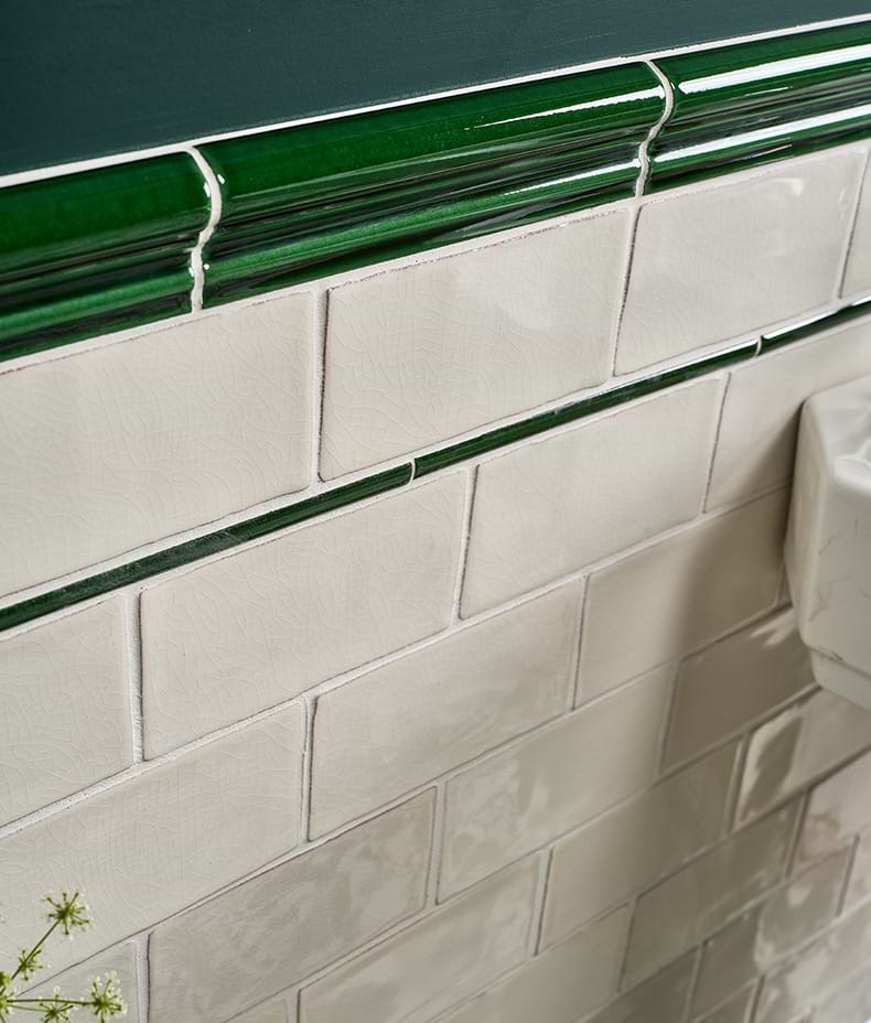 Architectural Mouldings Dado Ceramic Olive Green
