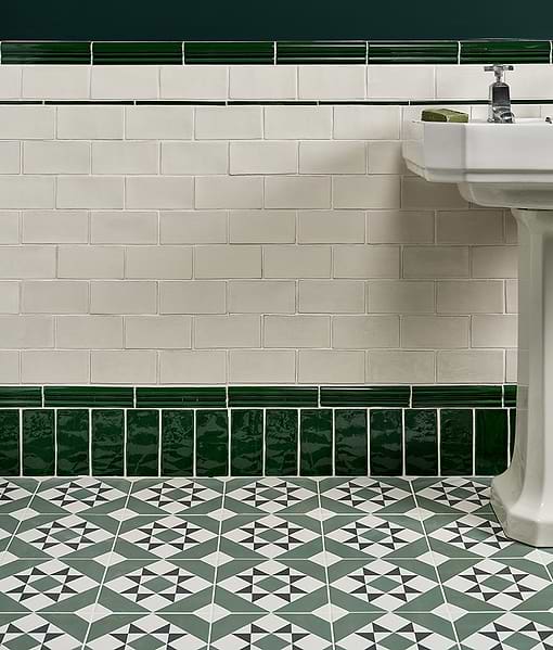 Architectural Mouldings Dado Ceramic Olive Green
