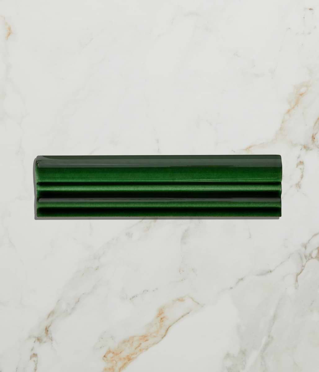 Architectural Mouldings Dado Ceramic Olive Green