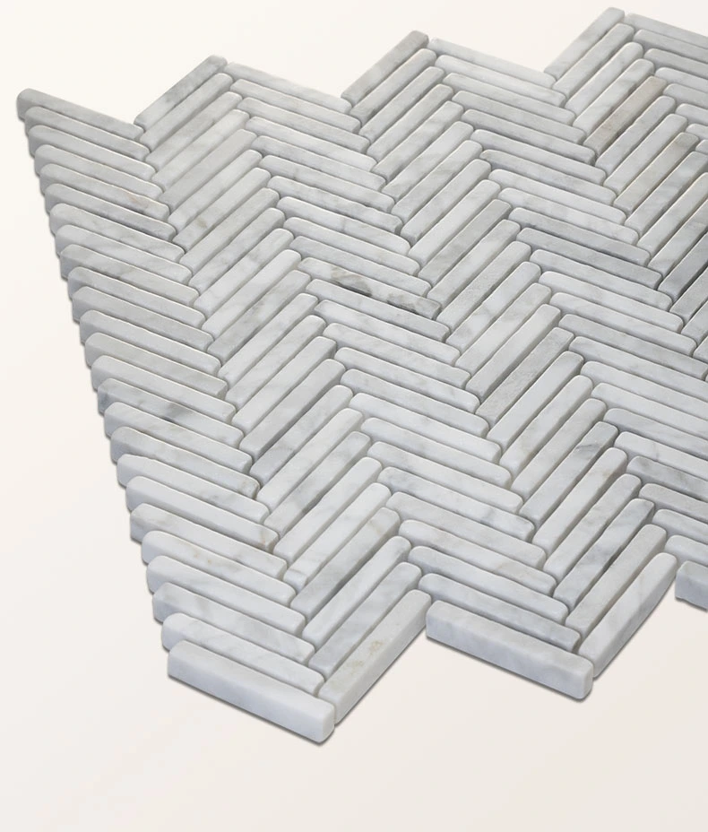 Athens Carrara Marble Mosaic
