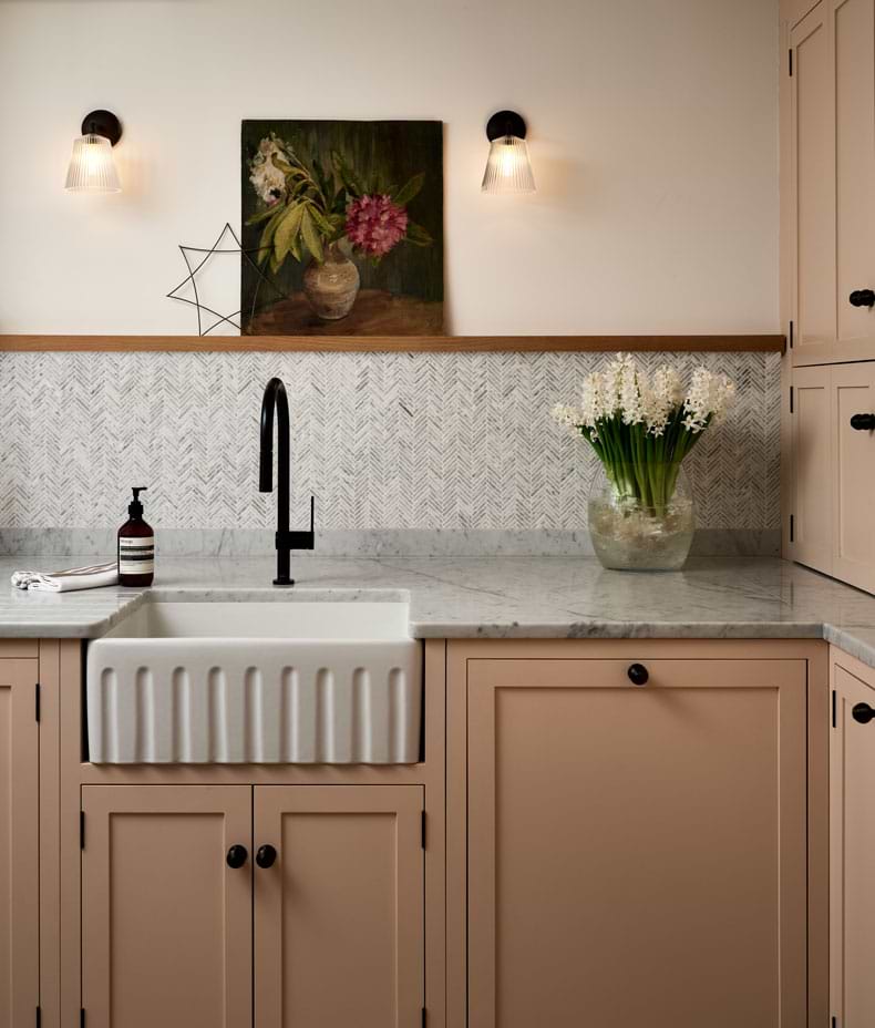 Athens Carrara Marble Mosaic