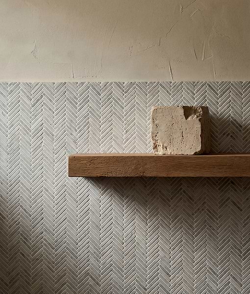 Athens Carrara Marble Mosaic