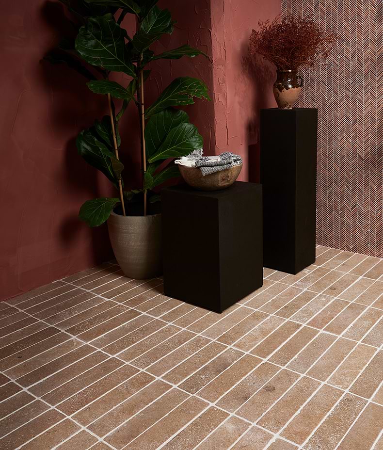 Buscot Limestone Parquet Tumbled & Etched Finish