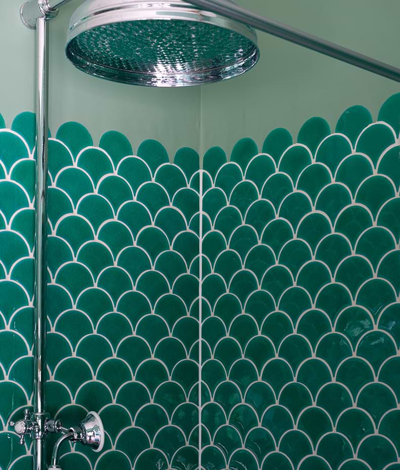 Atlantis Porcelain Mosaic Emerald