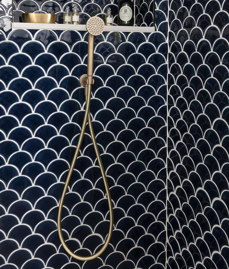Atlantis Porcelain Mosaic Navy