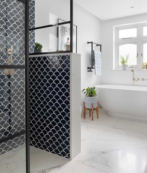 Atlantis Porcelain Mosaic Navy