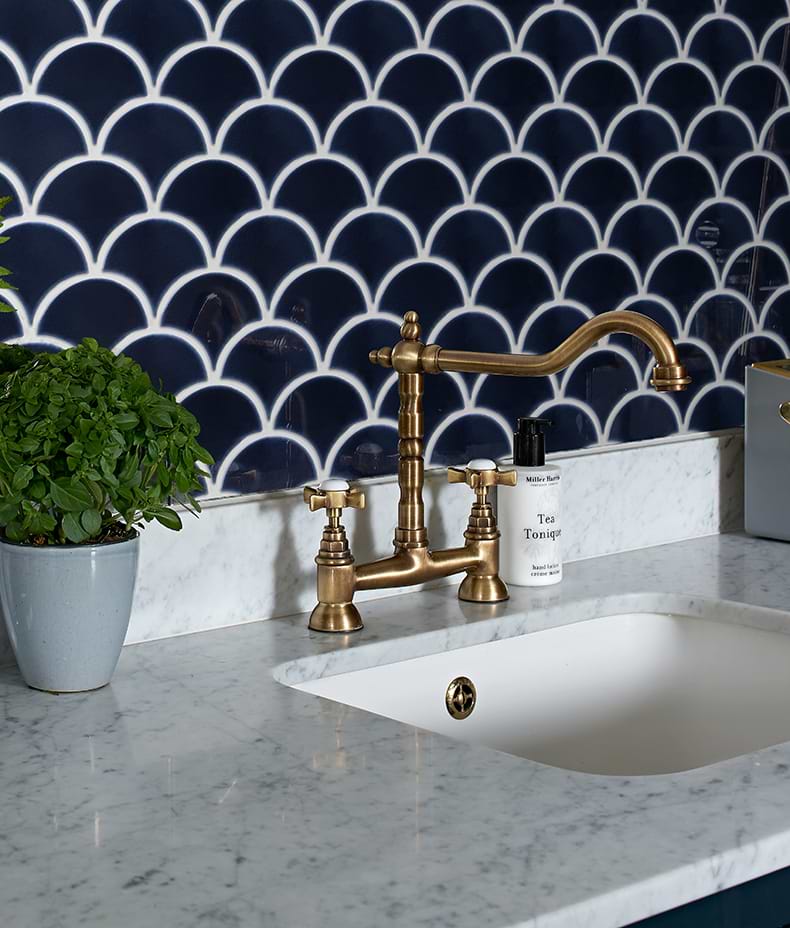 Atlantis Porcelain Mosaic Navy