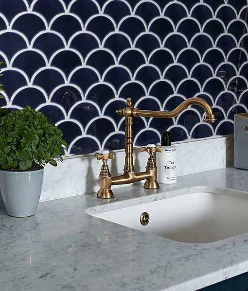 Atlantis Porcelain Mosaic Navy