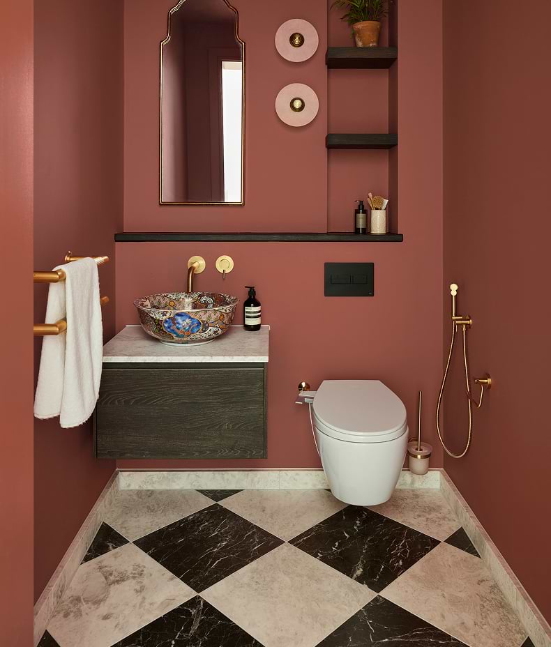 Taj Mahal Marble Honed Finish