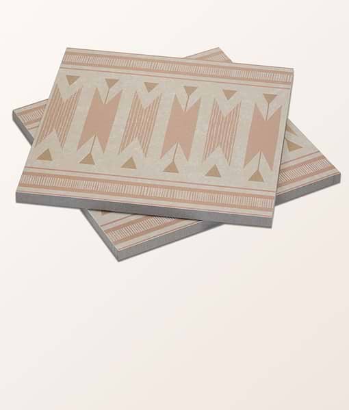 Aventuras Ziggy Border Terracotta Porcelain