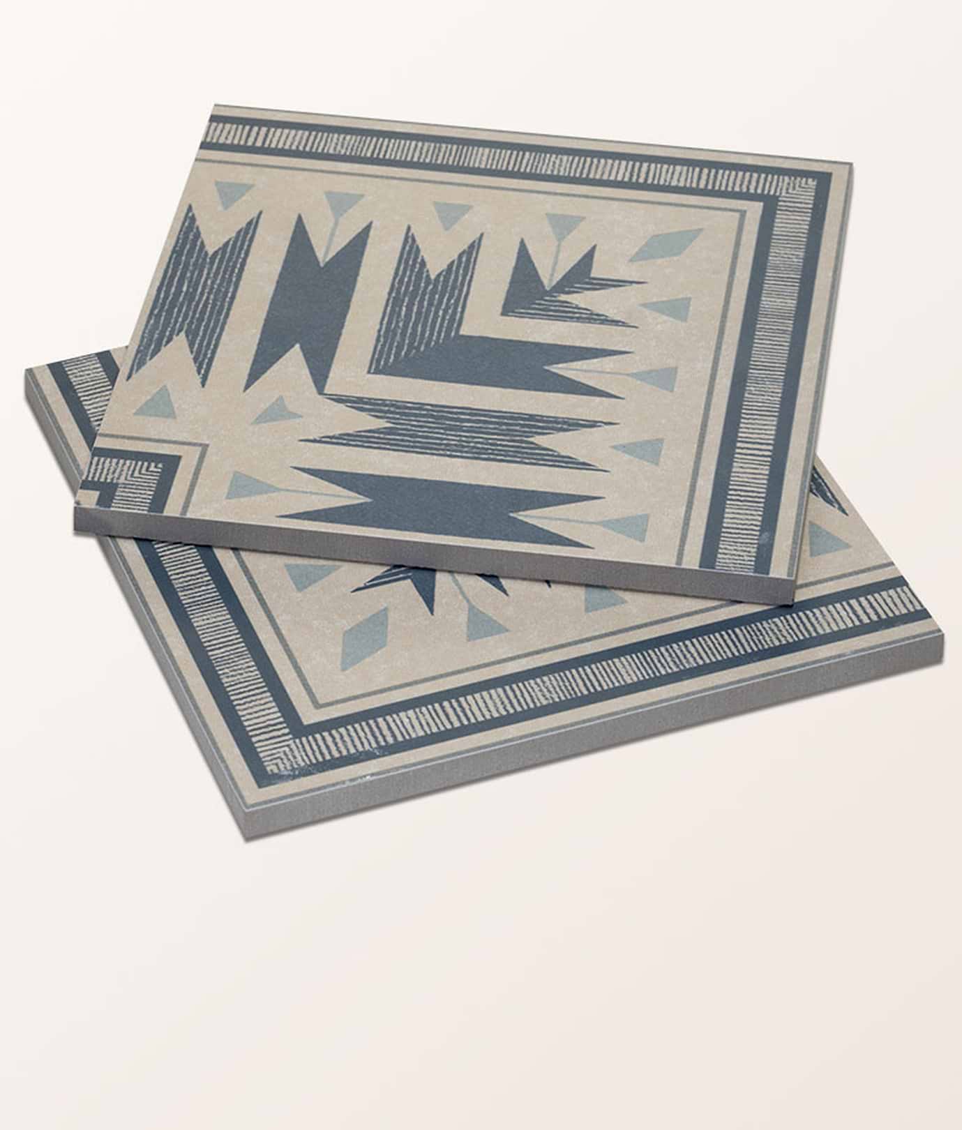 Aventuras Ziggy Corner Blue Porcelain