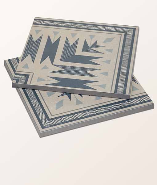 Aventuras Ziggy Corner Blue Porcelain