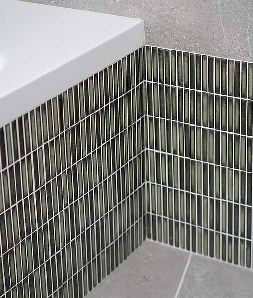 Bamboo Lustre Porcelain Mosaic Forest