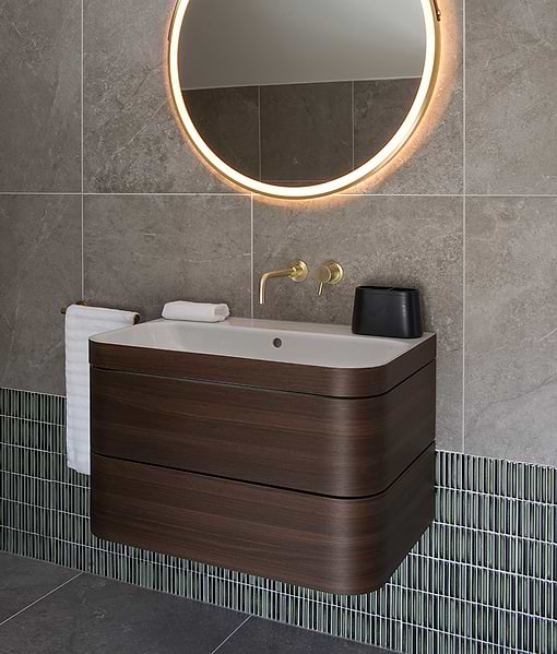 Bamboo Lustre Porcelain Mosaic Forest