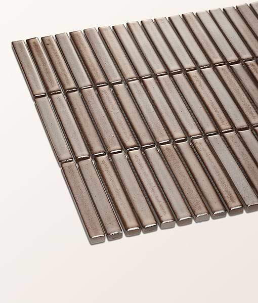 Bamboo Lustre Porcelain Mosaic Cappuccino